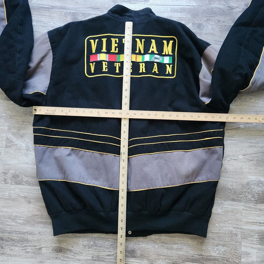 Vietnam Veteran Vintage Brigade Jacket Size 2XL Bomber Military Recon Patch Coat - Picture 16 of 16